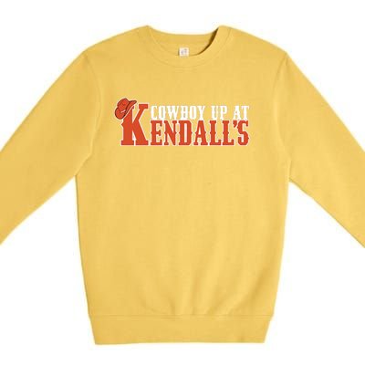 Cowboy Up At KendallS Premium Crewneck Sweatshirt