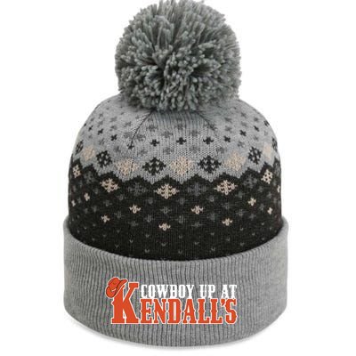 Cowboy Up At KendallS The Baniff Cuffed Pom Beanie