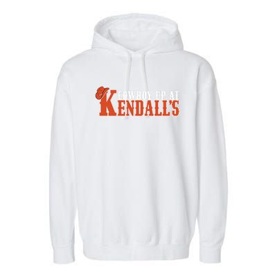 Cowboy Up At KendallS Garment-Dyed Fleece Hoodie