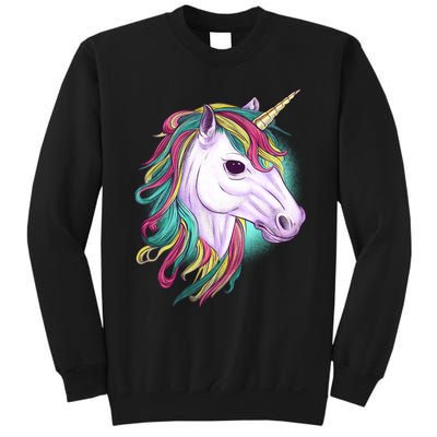 Colorful Unicorn Art Drawing Sweatshirt