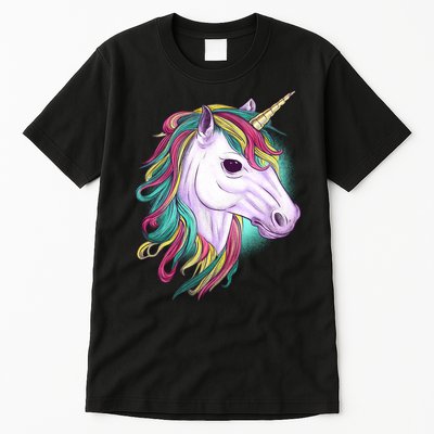Colorful Unicorn Art Drawing Tall T-Shirt