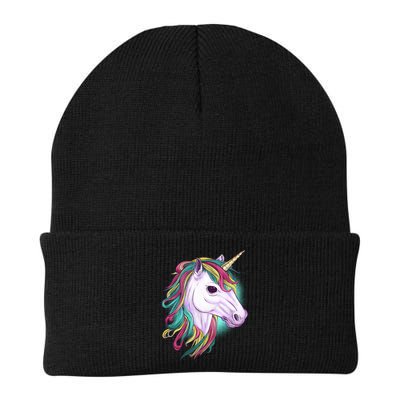Colorful Unicorn Art Drawing Beanie