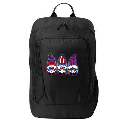 Cute USA American Flag Gnomes City Backpack