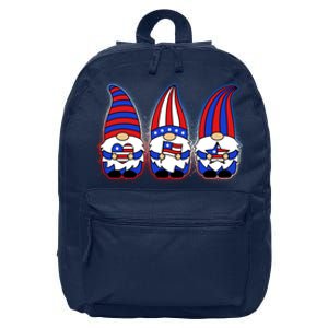 Cute USA American Flag Gnomes 16 in Basic Backpack