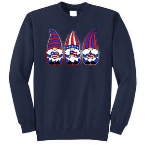 Cute USA American Flag Gnomes Tall Sweatshirt