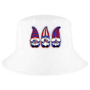 Cute USA American Flag Gnomes Cool Comfort Performance Bucket Hat