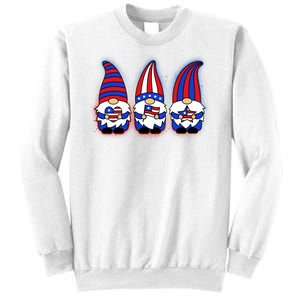 Cute USA American Flag Gnomes Sweatshirt