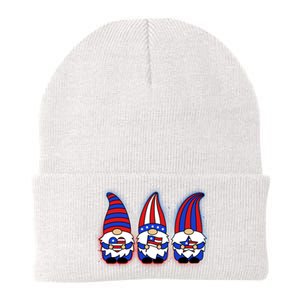 Cute USA American Flag Gnomes Knit Cap Winter Beanie