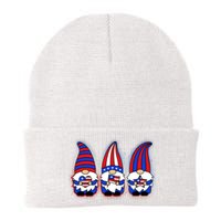 Cute USA American Flag Gnomes Knit Cap Winter Beanie