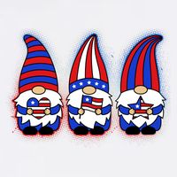 Cute USA American Flag Gnomes Baby Bodysuit