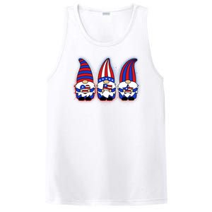 Cute USA American Flag Gnomes PosiCharge Competitor Tank