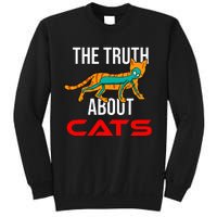 Cat Ufo Alien Strange Cool Space Flying Saucer Gift Idea Sweatshirt