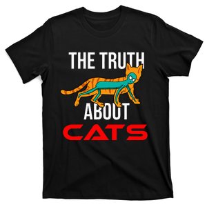 Cat Ufo Alien Strange Cool Space Flying Saucer Gift Idea T-Shirt