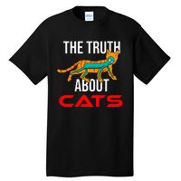 Cat Ufo Alien Strange Cool Space Flying Saucer Gift Idea Tall T-Shirt