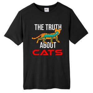 Cat Ufo Alien Strange Cool Space Flying Saucer Gift Idea Tall Fusion ChromaSoft Performance T-Shirt