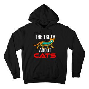 Cat Ufo Alien Strange Cool Space Flying Saucer Gift Idea Tall Hoodie