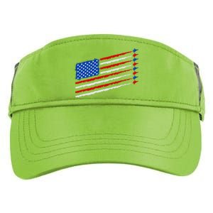 Cool USA American Flag Air Show Jet Planes Adult Drive Performance Visor