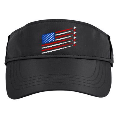 Cool USA American Flag Air Show Jet Planes Adult Drive Performance Visor