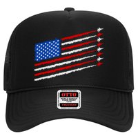 Cool USA American Flag Air Show Jet Planes Trucker Hat