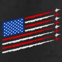 Cool USA American Flag Air Show Jet Planes Trucker Hat