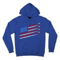 Cool USA American Flag Air Show Jet Planes Tall Hoodie