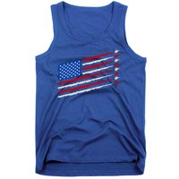 Cool USA American Flag Air Show Jet Planes Tank Top