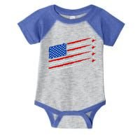 Cool USA American Flag Air Show Jet Planes Infant Baby Jersey Bodysuit