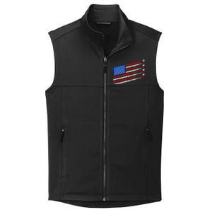 Cool USA American Flag Air Show Jet Planes Collective Smooth Fleece Vest