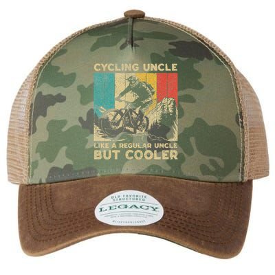 Cycling Uncle Bicycle Riding Cyclist Legacy Tie Dye Trucker Hat