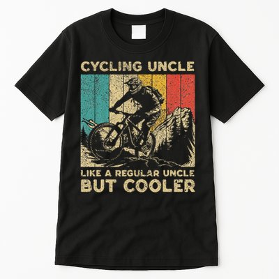 Cycling Uncle Bicycle Riding Cyclist Tall T-Shirt