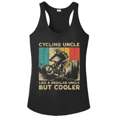 Cycling Uncle Bicycle Riding Cyclist Ladies PosiCharge Competitor Racerback Tank
