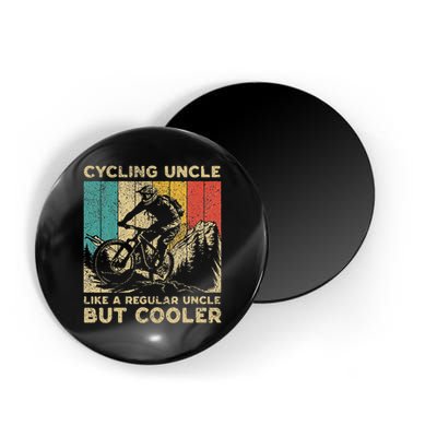 Cycling Uncle Bicycle Riding Cyclist Magnet
