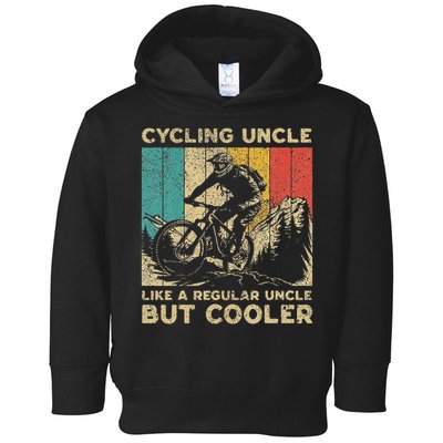 Cycling Uncle Bicycle Riding Cyclist Toddler Hoodie