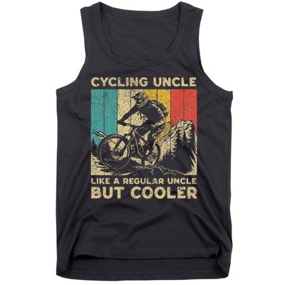 Cycling Uncle Bicycle Riding Cyclist Tank Top