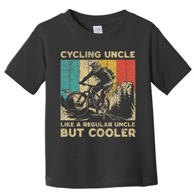Cycling Uncle Bicycle Riding Cyclist Toddler T-Shirt