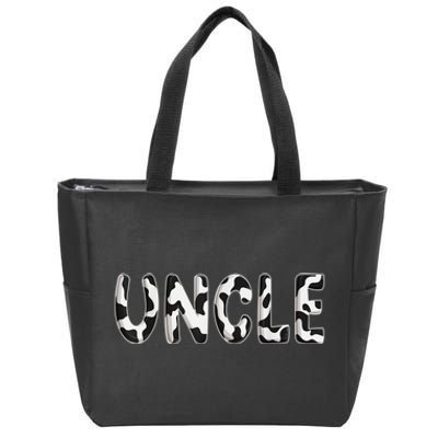 Cow Uncle Birthday Family Matching Fathers Day Boy Girl  Zip Tote Bag