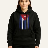 Vintage Cuban Flag Hoodie