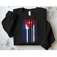 Vintage Cuban Flag Sweatshirt