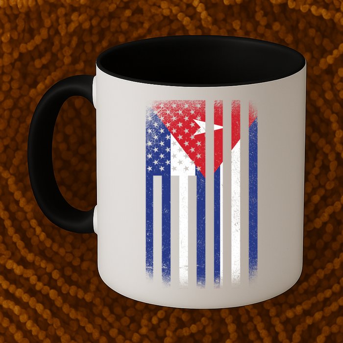 Vintage Cuban Flag Mug