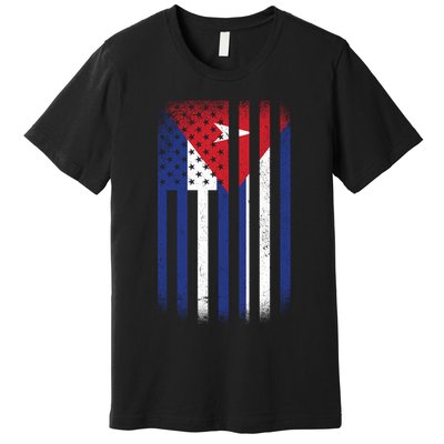 Vintage Cuban Flag Premium T-Shirt