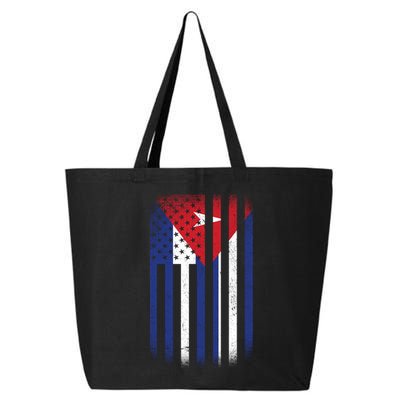 Vintage Cuban Flag 25L Jumbo Tote
