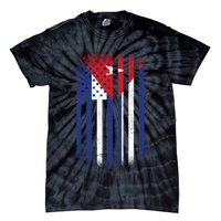 Vintage Cuban Flag Tie-Dye T-Shirt