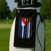 Vintage Cuban Flag Golf Towel