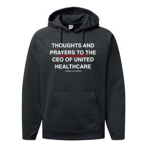 Ceo Unitedhealth Brian Thompson Rip Prayer Performance Fleece Hoodie