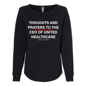 Ceo Unitedhealth Brian Thompson Rip Prayer Womens California Wash Sweatshirt