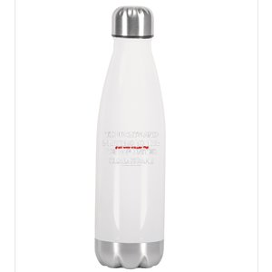 Ceo Unitedhealth Brian Thompson Rip Prayer Stainless Steel Insulated Water Bottle