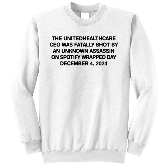 Ceo Unitedhealth Brian Thompson Rip Sweatshirt