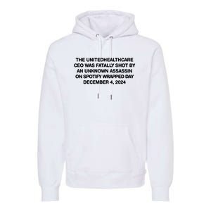 Ceo Unitedhealth Brian Thompson Rip Premium Hoodie