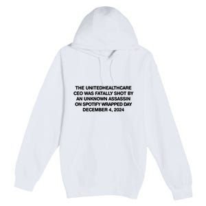 Ceo Unitedhealth Brian Thompson Rip Premium Pullover Hoodie