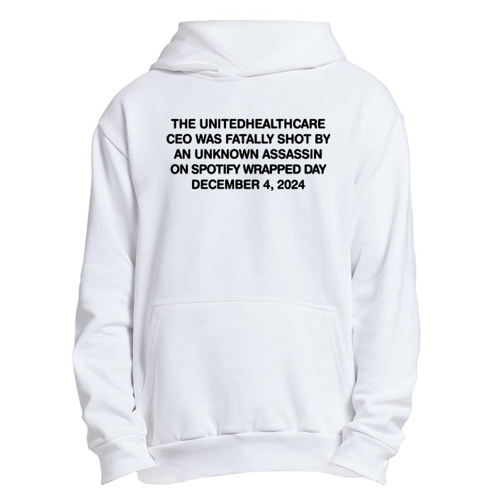 Ceo Unitedhealth Brian Thompson Rip Urban Pullover Hoodie